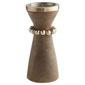 Parvati Candleholder Designed by J Kent Martin |  Grey - Small