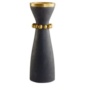 Parvati Candleholder Designed by J Kent Martin | Black - Large