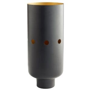 Naktis Vase Designed by J Kent Martin |  Black - Tall