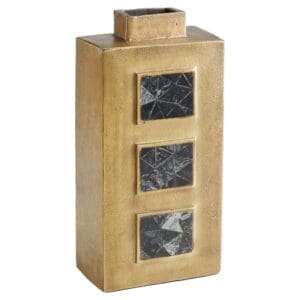 Malkata Vase Designed by J Kent Martin |  Brass - Small