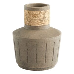 Hydria Vase Designed by J Kent Martin | Natural Taupe - Squat