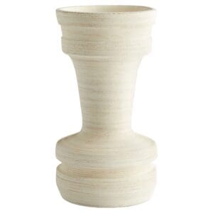 Taras Vase Designed by J Kent Martin | White - Medium