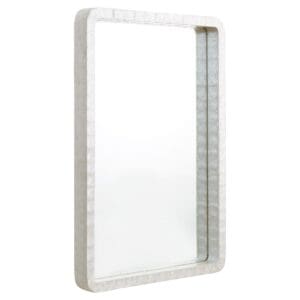 Triton Rectangular Mirror Designed by J Kent Martin | White