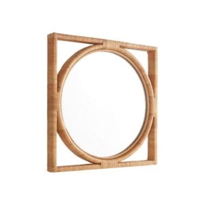 Pemba Mirror Designed by J Kent Martin | Brown - Small
