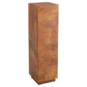 Halma Pedestal Designed by J Kent Martin | Natural Sheesham - Large