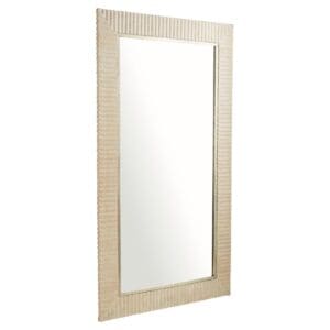Estriada Floor Mirror | Cerused Mango wood