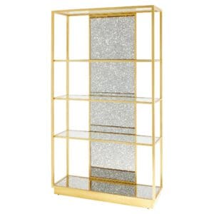 Etagere by J Kent Martin | Gold Leaf - Antique Mirrored Glass