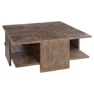 Alta Cocktail Table Designed by J Kent Martin | Cerused Coffee Bean