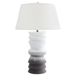 Rhodes Table Lamp Designed by J Kent Martin | Grey Ombre