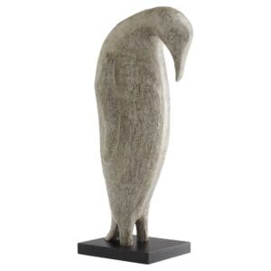 Penguin Sculpture | Grey - Medium