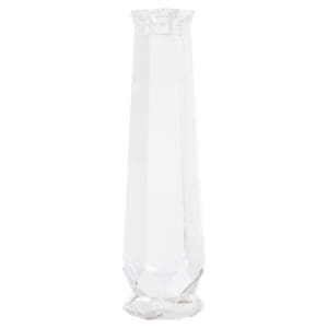 Faceted Candleholder Designed by Thom Filicia | Clear - Tall