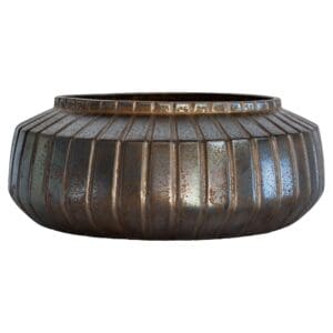 Ribbed Sweater Bowl Designed by Thom Filicia | Crystal Bronze