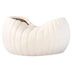 Organic Ribbed Bowl Designed by Thom Filicia | Grainy White