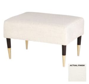 Oscar Ottoman | Off-White Boucle | Light Brown