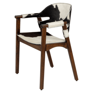 Boss Chair | Black Hair-On-Hide