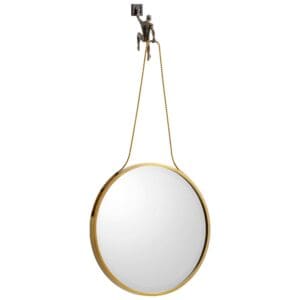 Muscle Man Mirror | Golden Bronze