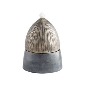 Chestnut Container | Antique Nickel - Medium