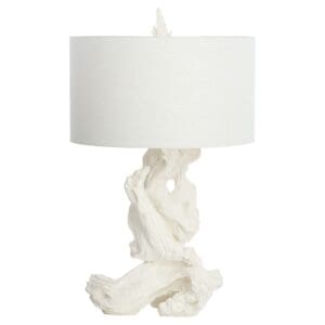 Driftwood Table Lamp | White