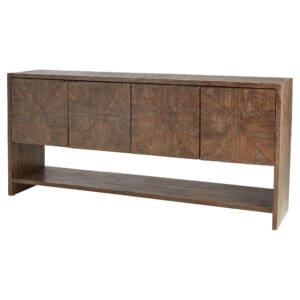 Alta Console Table Designed by J Kent Martin | Cerused Walnut