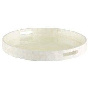 Triton Round Tray Designed by J Kent Martin | Pearl - Large