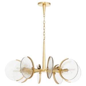 Alton 8-Light Chandelier | Aged Brass