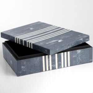 Lapis Box | Blue | White - Large