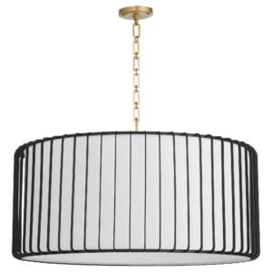 Tuxedo Pendant | Black - Large