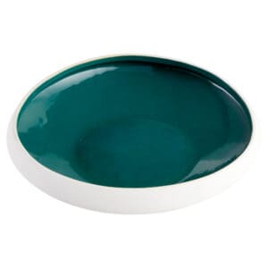 Tricolore Bowl | Green | White - Medium
