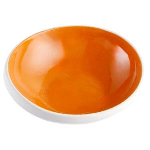 Tricolore Bowl | Orange | White - Small