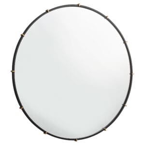 Klipp Round Mirror | Black - Large