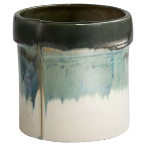 Folded Cachepot Designed by Seth Vaughn | Cascade Sage - Large