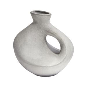 Calabaza Vase Designed by Seth Vaughn | Grey - Small
