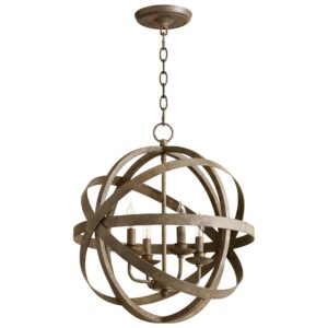 Gladwin Pendant 4-Light | Distressed Zinc