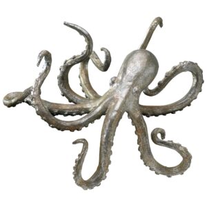 Octopus Shelf Decor | Pewter - Medium