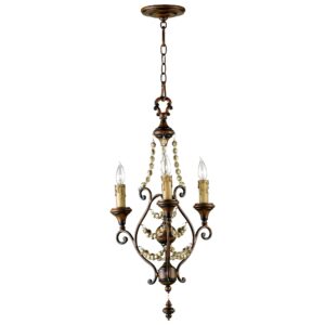 Meriel Chandelier 3-Light | Antiqued Sienna