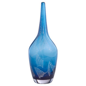 Vero Vase | Blue | Gold | Clear - Small