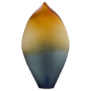 Vesper Vase | Amber | Grey - Large