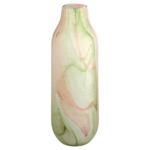 Fern Vase | White | Spring Green - Medium