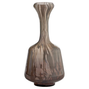 Billow Bottle Vase | Grey Swirl - Small