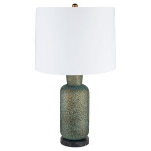 Hepworth Table Lamp | Verde Green Patina | Antique Brass | Black
