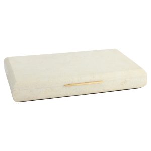 Celestial Box | Eggshell | Brass - Large