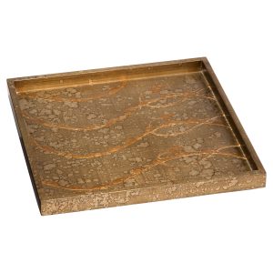 Florence Tray | Bronze Lacquer | Square